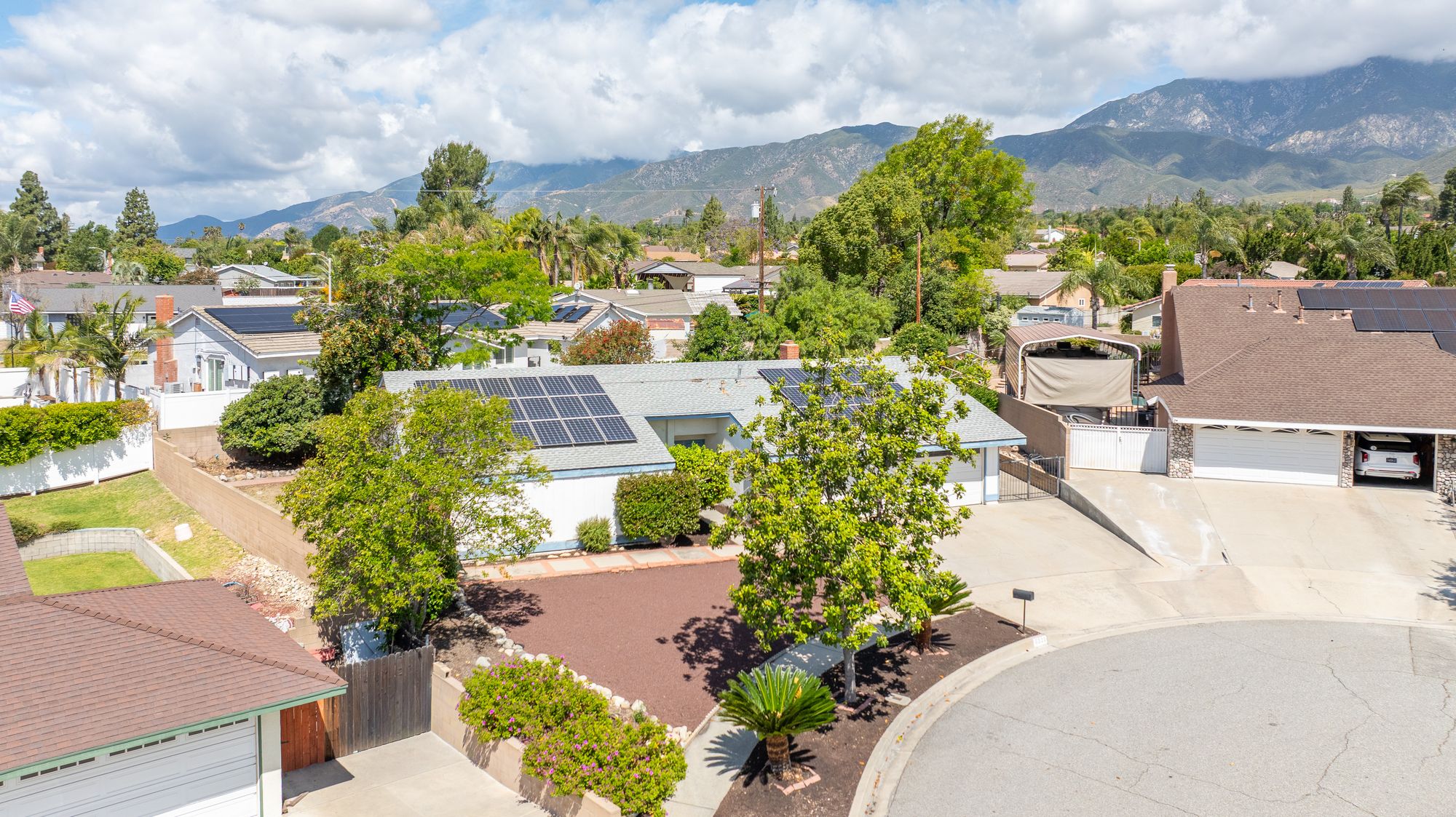 6320 Topaz St, Rancho Cucamonga — Aerial drone view