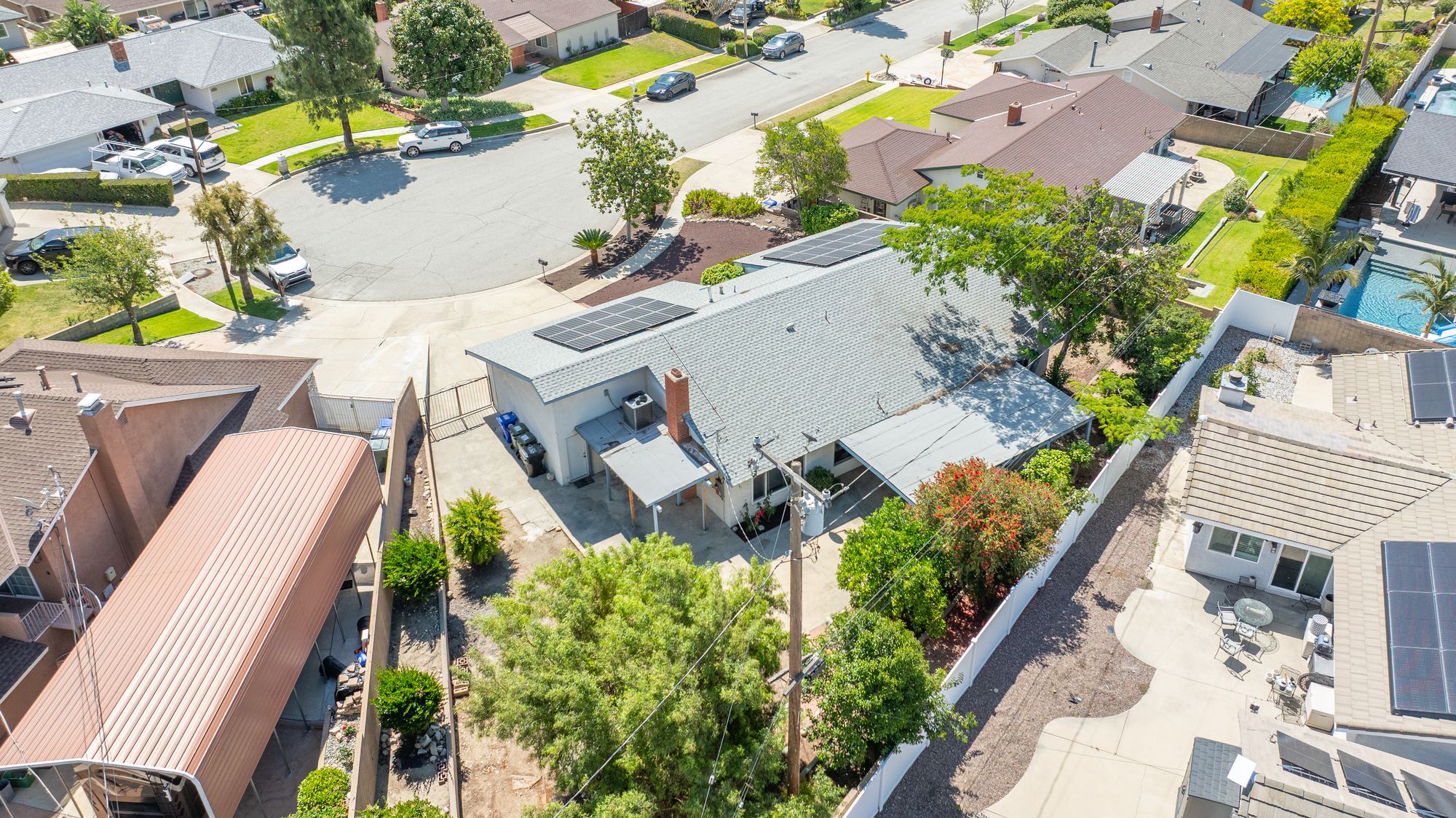 6320 Topaz St - Aerial View